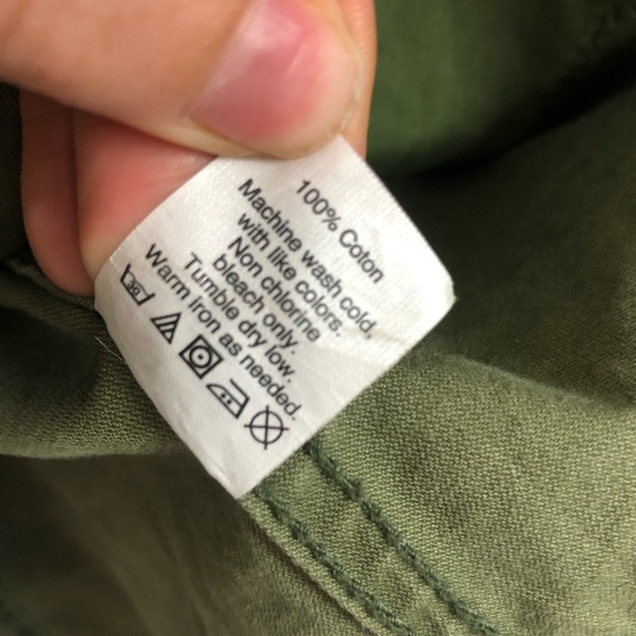 Madewell Fleet army green utility zip front jacket Size XS - Picture 5 of 6